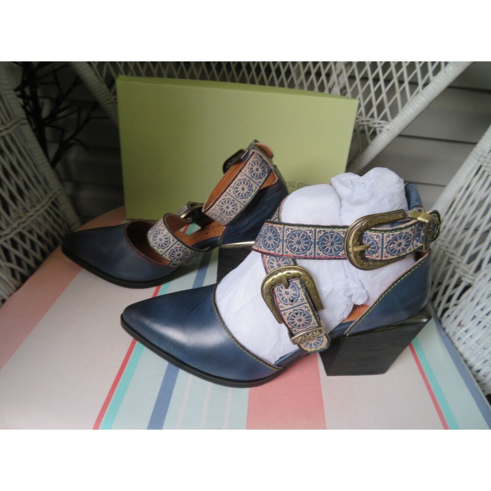 NWT Womens Navy Multi L'Artiste By Spring Step Modelista Shoes, 5.5 / 6 36